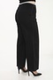Women's Black Summer Belt Elastic Logo Pants - 5