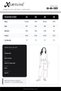 Women's Black Denim Pants with Elastic Waist and Side Stripes - 5