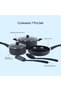 Deici NCS7G 7 Pcs Nonstick Cookware Set 10X Tougher Even Heat Gas Hot Plate Ceramic Hologen - 7