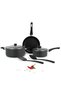 Deici NCS7G 7 Pcs Nonstick Cookware Set 10X Tougher Even Heat Gas Hot Plate Ceramic Hologen - 2