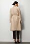 Plush Coat with Belt - 5