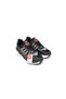 Waykon Black-Red Lace-Up Striped Detail Sneaker Casual Sports Shoes