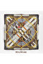 Royal Harness Pattern 90X90Cm Scarf/Foulard - 2