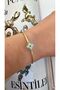 Diva Charm Women's Stylish Lucky Clover Bracelet - 4