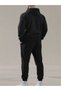 Unisex Minimal Printed Hooded Sweatshirt and Jogger Sweatpants - Bottom and Top Set - 2