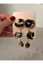 Zara Model Large Size Design Earrings |   Evening Dress Dangle Earrings |   Gold Dangle Earrings - 7