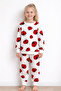 Ladybug Printed Pajama Set - 2