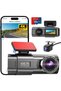 4K Dash Cam Front and Rear, Dual Channel Dash Camera for Cars WiFi Dashcam with 64GB SD Card