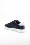 Genuine Leather Men's Casual Daily Shoes Navy Blue Tied Poly Sole - 5