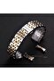 20mm Diameter Curved End Double Color Steel Watch Band