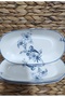 Porcelain Bird 3 Pieces 24 cm Salad, Presentation, Boat Plate