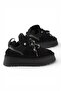 Puffy Genuine Leather Suede Women's Platform Sneaker - 4