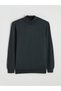 Southblue Green Knitwear Plain Fisherman / Half Turtleneck Men's Sweater - 5