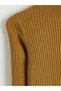 Lcwaikiki Classic Green Half Turtleneck Women's Knitwear Sweater - 6