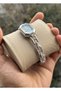 New Season Special Chain Design Cord Octagonal Case Women's Wristwatch - 3