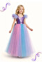 Mermaid Tutu 3D Evening Dress for Girls