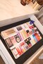 White Color 4 Pieces Stands and 5 Pieces White Organizer Makeup Jewelry Cosmetic Drawer Organizer Set