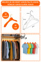 10 Pieces Orange 45 cm Special Production Coat Hangers, Coat Hangers, Clothes Hangers, Shirt Hangers