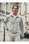 Ozmarka New Season Beige Shirt Collar Men's Jacket