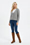 Women's Basic V-Neck Buttoned Knit Cardigan
