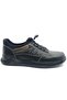 Dropland 9050 Genuine Leather Men's Casual Shoes Black - 2