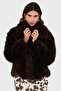 Oversized Wide Collar Soft Textured Fur Fur 68912364942P98 - 4