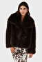 Oversized Wide Collar Soft Textured Fur Fur 68912364942P98 - 6
