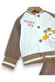 Boy's 1-2-3-4 Years Old Winter 3 Fleece-Lined College Jacket and Sweatpants Set - 3