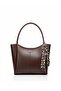Mink Women's Shoulder Bag with Large Interior Volume Scarf