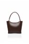 Mink Women's Shoulder Bag with Large Interior Volume Scarf - 3