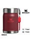 Classic Legendary Food Thermos with Spoon 0.4L Thermos Camping Flask Bordo