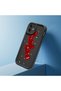Xiaomi Mi 13 Lite Compatible Flexible Black Silicone Shock Absorbing Phone Case Heart Pattern - 5