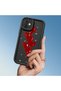 Xiaomi Mi 13 Lite Compatible Flexible Black Silicone Shock Absorbing Phone Case Heart Pattern - 4