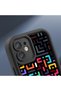 Xiaomi Mi 13 Lite Compatible Black Silicone Case Geometric Pattern Shock Absorbing Protection Case - 7