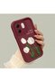 Infinix Smart 9 Compatible Flexible Silicone Protection Burgundy Color Tulip Case - 2