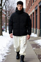 Men's Hooded Long Sleeve Standard Fit Puffer Coat Functional Durable Quality Comfortable