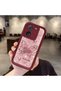 Xiaomi Mi 13T/Mi 13t Pro Compatible Rose Butterfly Patterned Burgundy Silicone Shockproof Case