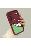 Samsung Galaxy S25 Compatible Flexible Silicone Protection Burgundy Color Cute Duck Case - 2
