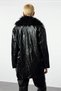 Women's Faux Leather Jacket Collar Low Arm Long Sleeve Functional Durable Quality Comfortable Sports - 6