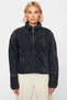 Women's Judge Collar Low Sleeve Zippered 100% Cotton Quilted Coat Functional Durable Modern - 5