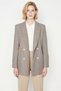 Women's Jacket Collar Long Sleeve Standard Sleeve Striped Woven Pattern Regular Functional Durable Stylish - 5