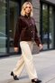 Women Shirt Collar Long Sleeve Plain Pattern Regular Fit 100% Cotton Jacket Functional Durable Stylish