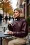 Women's Bomber Jacket Collar Low Arm Oversized Mold Functional Durable Quality Comfortable Stylish - 4