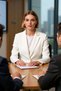 سترة نسائية عادية بياقة وأكمام طويلة، سترة منسوجة سادة، عملية ومتينة وذات جودة عالية ومريحة - 3