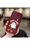 Xiaomi Redmi Note 11S Compatible Flexible Silicone Protection Claret Red Color Cartoon Case - 3