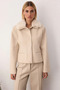 Women Shirt Collar Long Sleeve Solid Pattern Cashmere Coat Functional Durable Quality Comfortable Stylish - 5