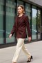 Women's Jacket Collar Standard Sleeve Regular Fit Buttoned Woven Functional Durable Quality Stylish
