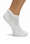 Kokmaz Black Gray White Towel Booties 3-Piece Short Socks-Lykm05 - 4