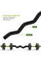 30KG Adjustable Dumbbells Barbell Kettlebell Set, 8 in 1 Free Weights Dumbbells - 5