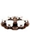 Six-Piece Metal Coffee Cup Set _ Special Set for Coffee Presentation |   Arabian Espresso & Zemzem Set